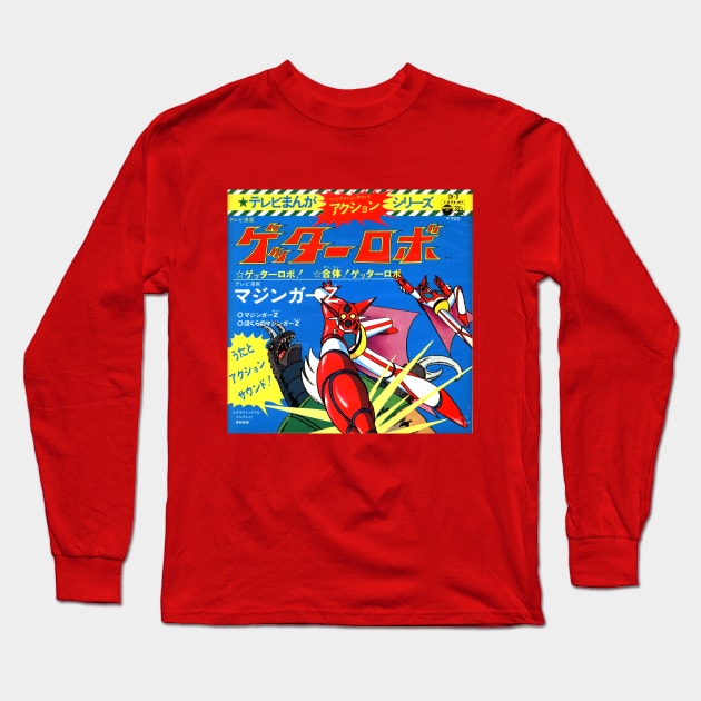 Getter Robo Long Sleeve T-Shirt by Pop Fan Shop